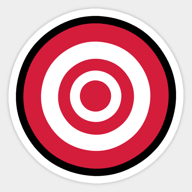 Bullseye Target Sticker by sweetsixty